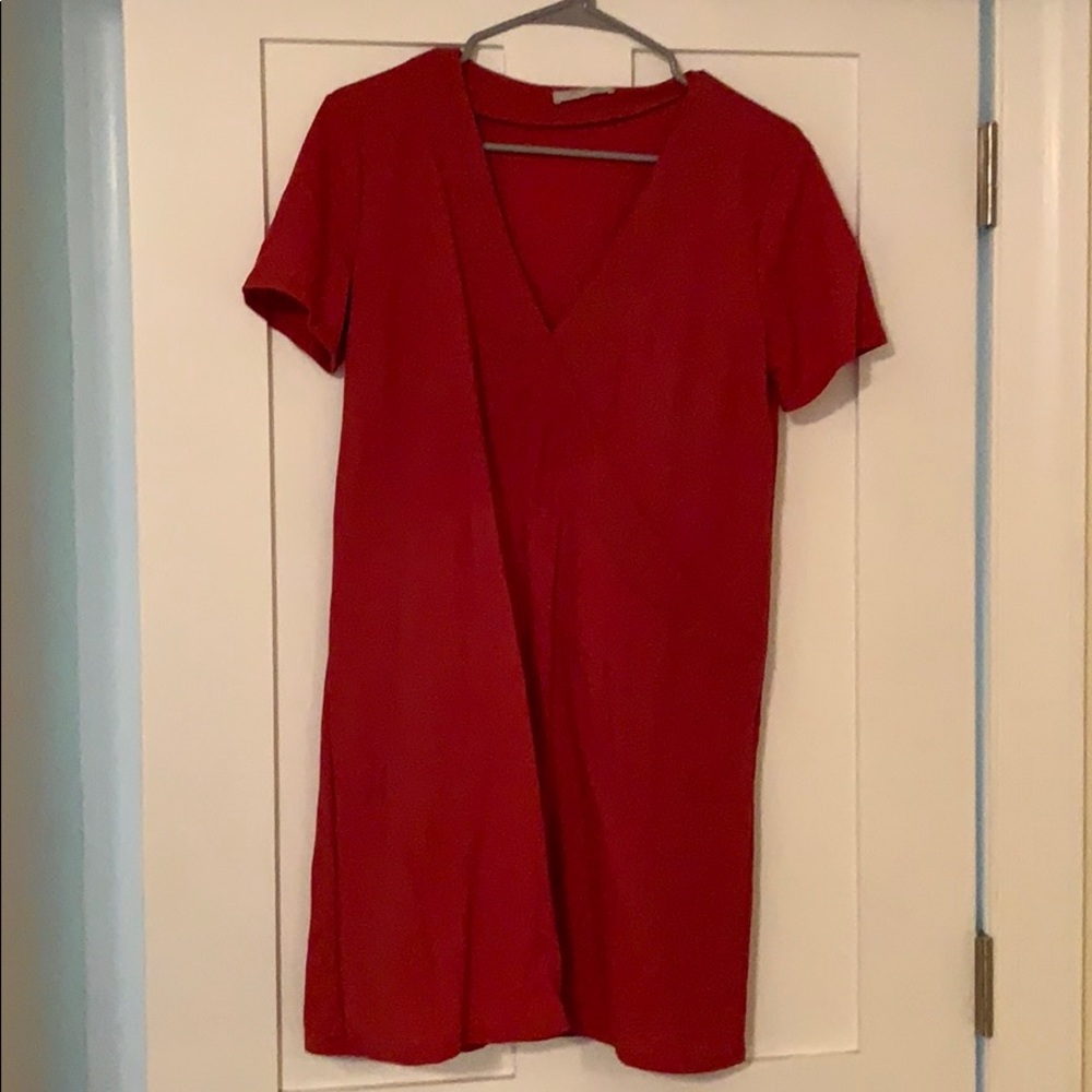 Zara faux wrap dress